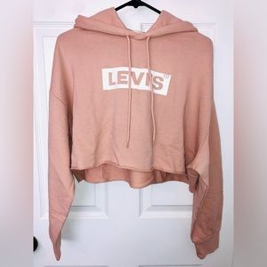 Levi’s cropped hoodie (S)